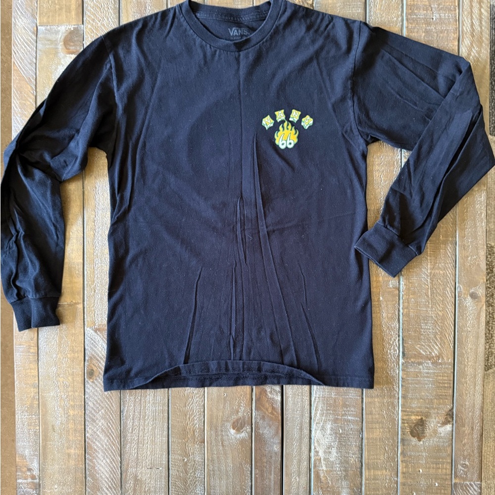 Vans Black Long Sleeve Graphic Shirt